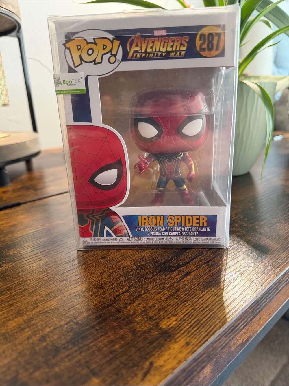 Funko Iron Spider Vinyl Figure - Red, Gold & Blue